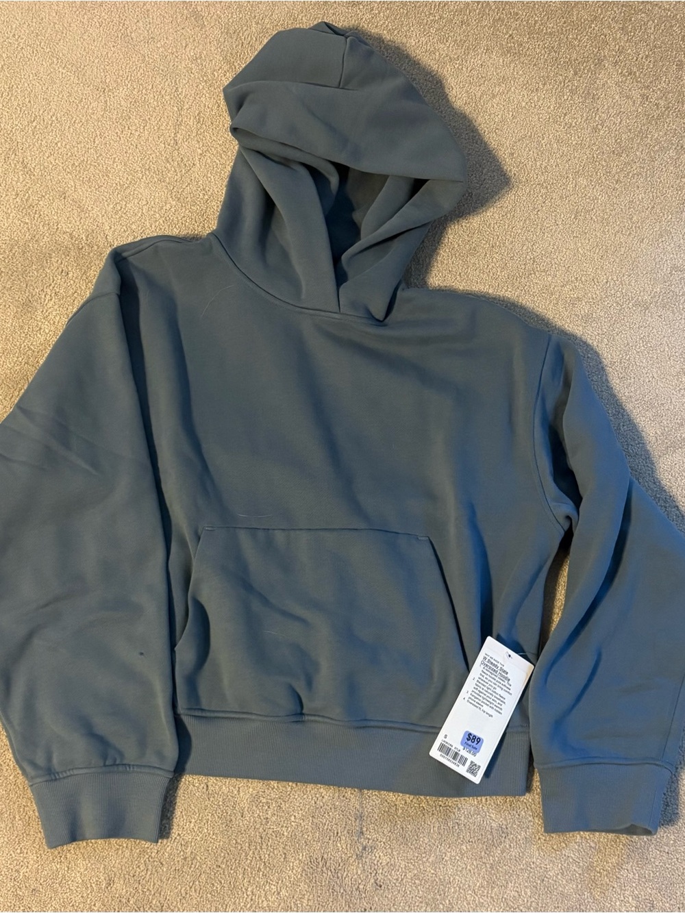 Lululemon W Steady State Oversized Hoodie Size S STBL NWT
